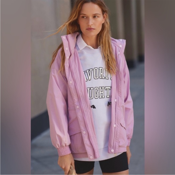 NWOT Varley Nellie Relaxed-Fit Windbreaker Pink Purple
XS Long Sleeve Jacket - Picture 2 of 4